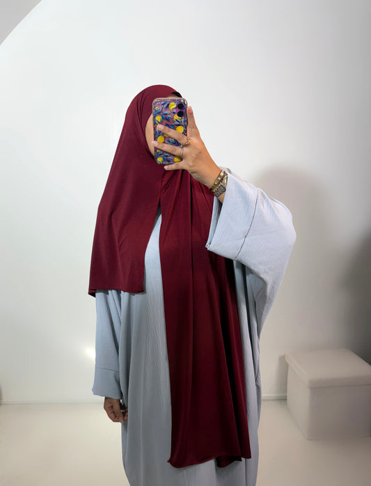 Hijab à enfiler - Jersey premium de luxe satiné