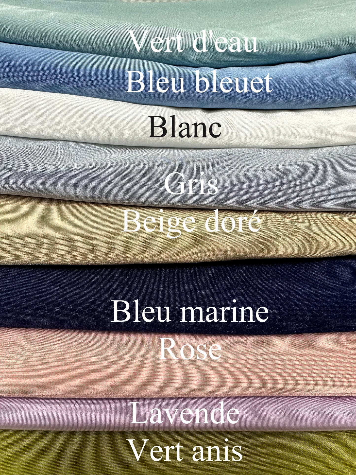 Hijab à enfiler - Jersey premium de luxe satiné