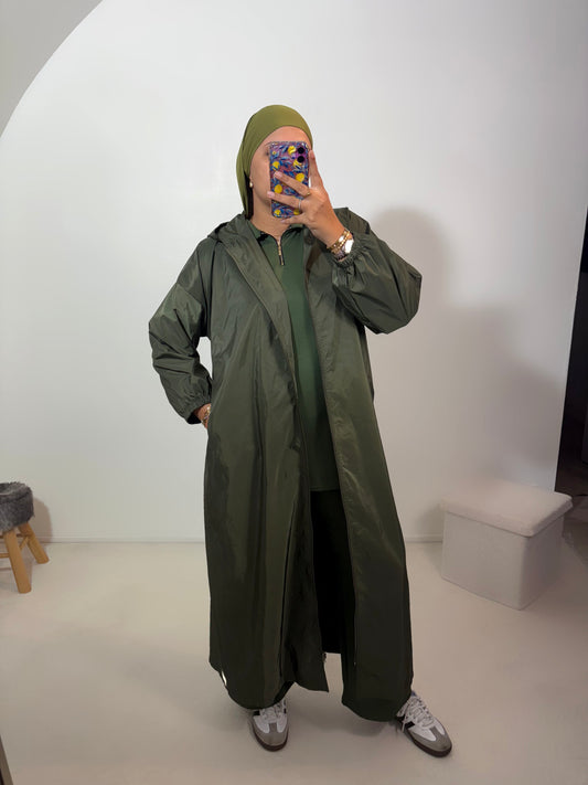 Parka à capuche longue