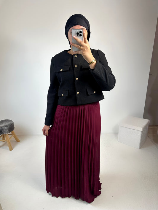 Jupe plissée vaporeuse