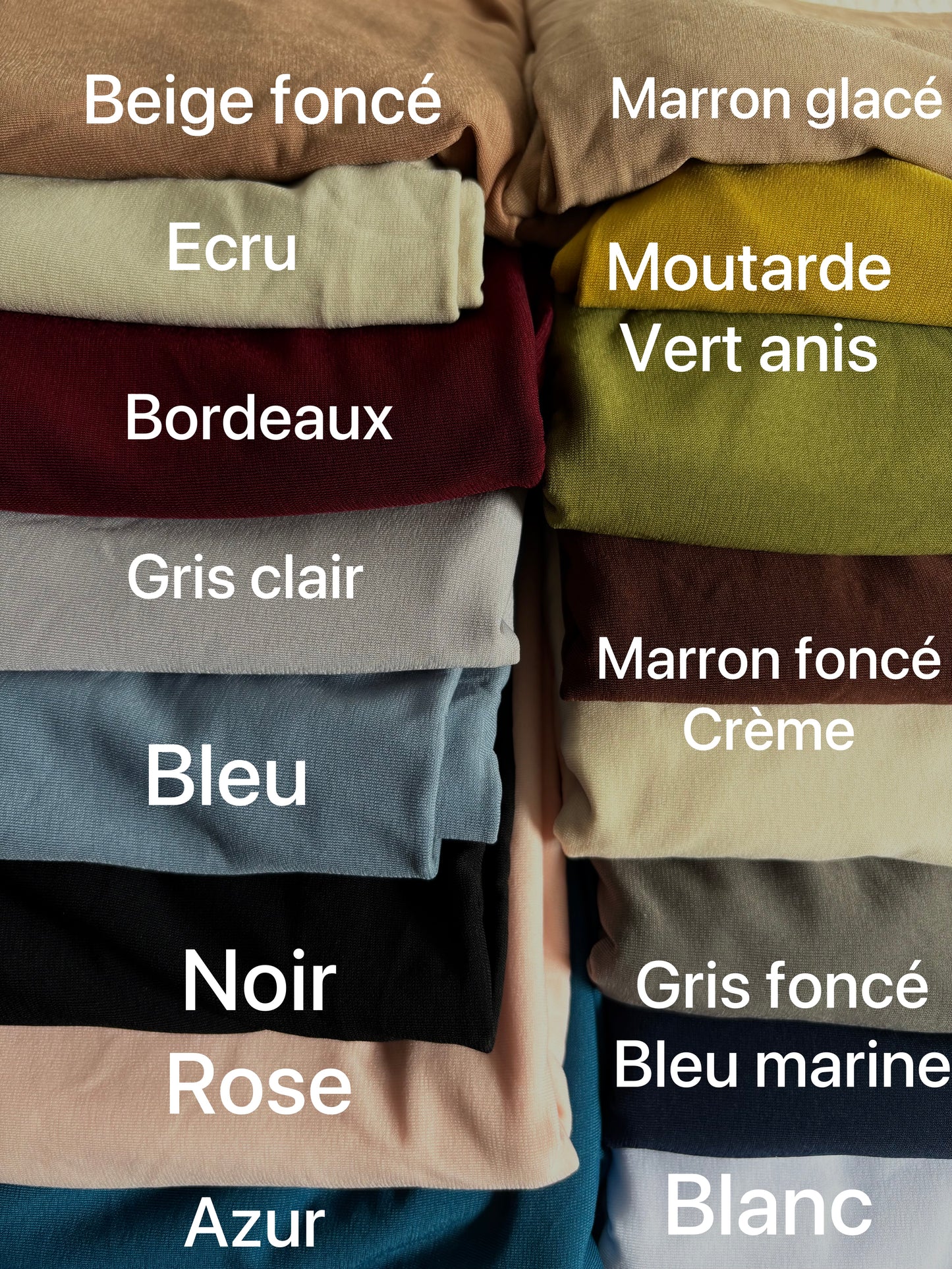 Hijab jersey premium de luxe