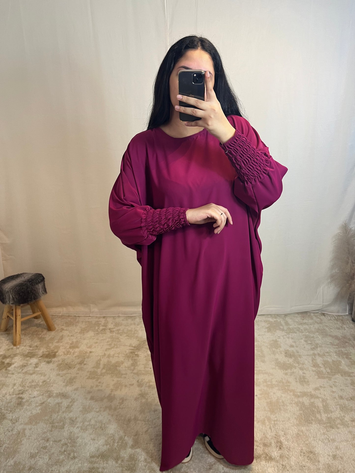 Abaya « Zohra » soie de medine