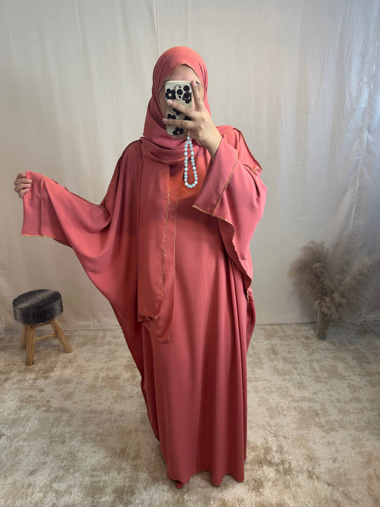 Abaya « Sarah » voile intégré Jazz