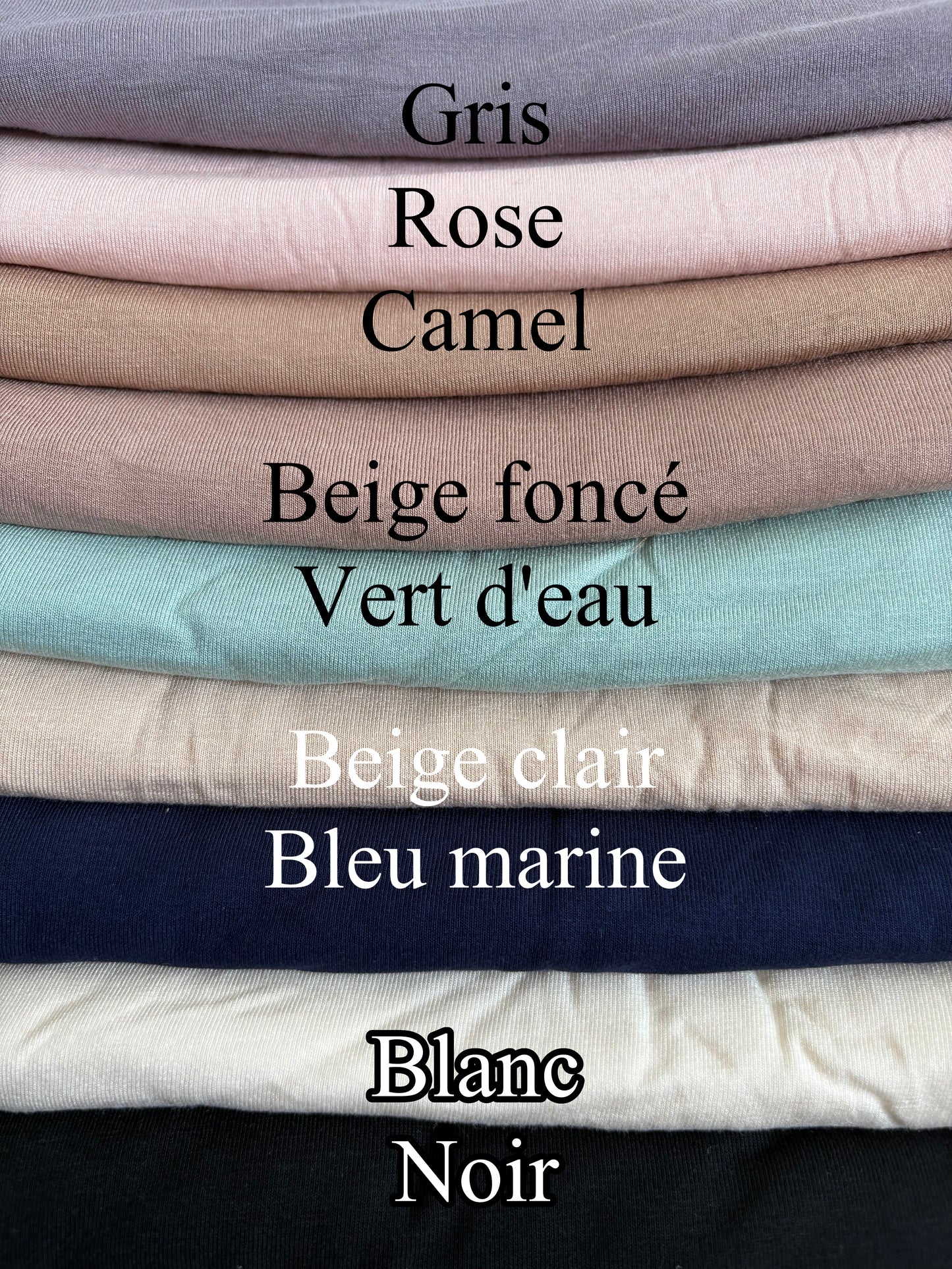 Hijab à nouer en jersey coton