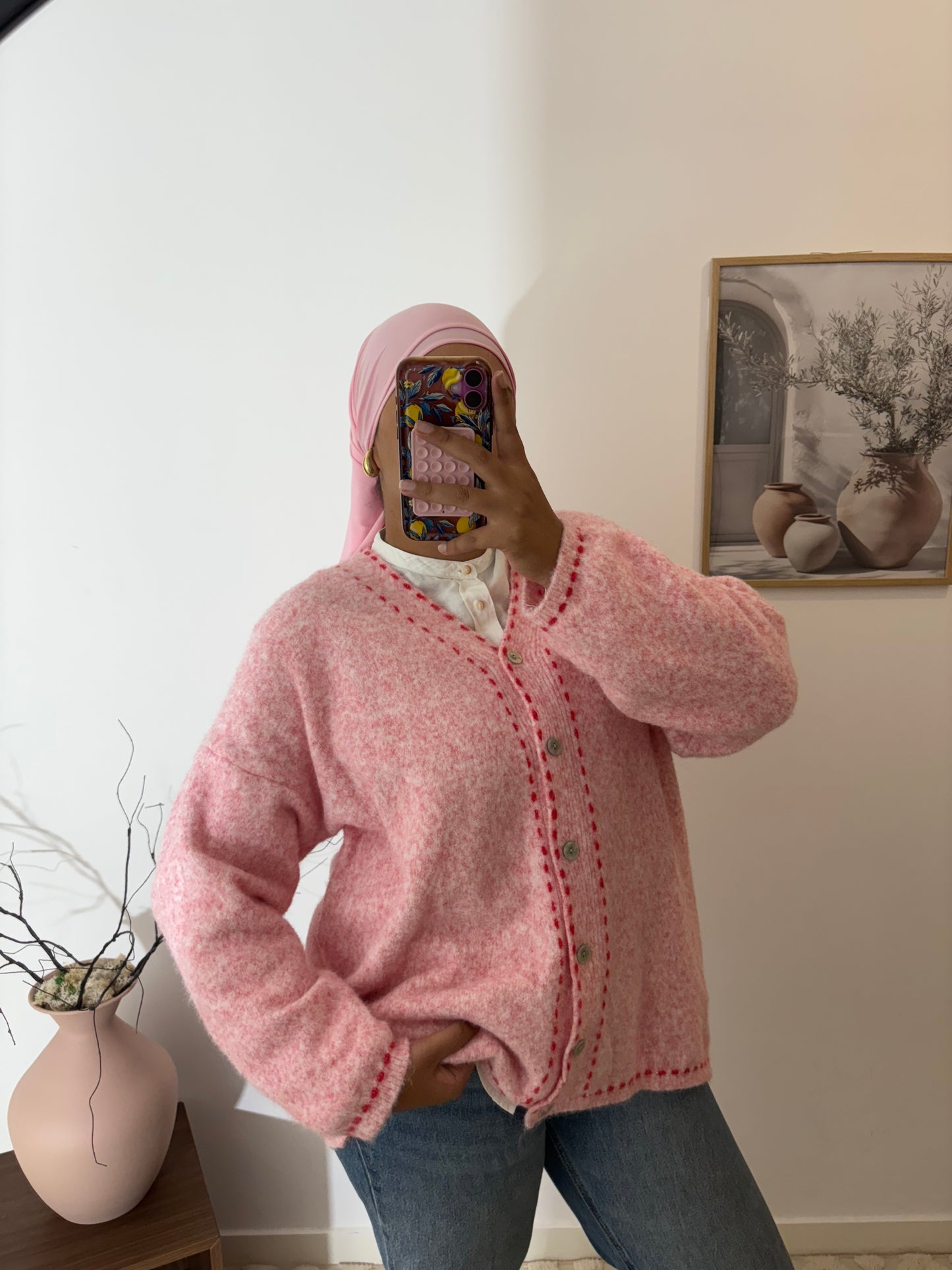 Gilet oversize en laine