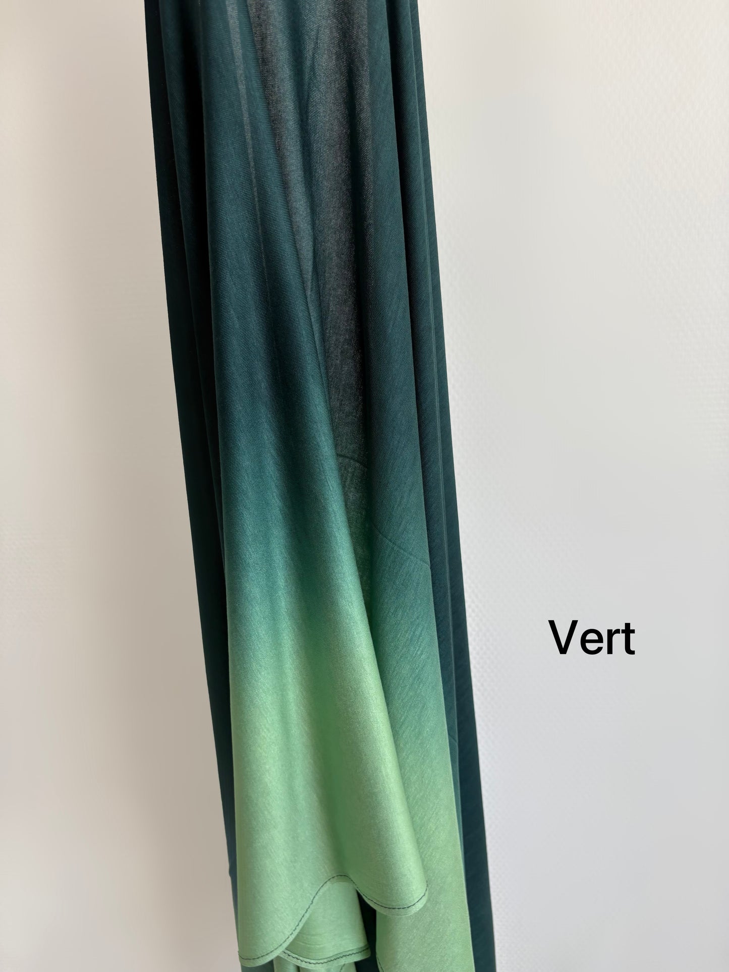 Hijab dégradé coton bicolore