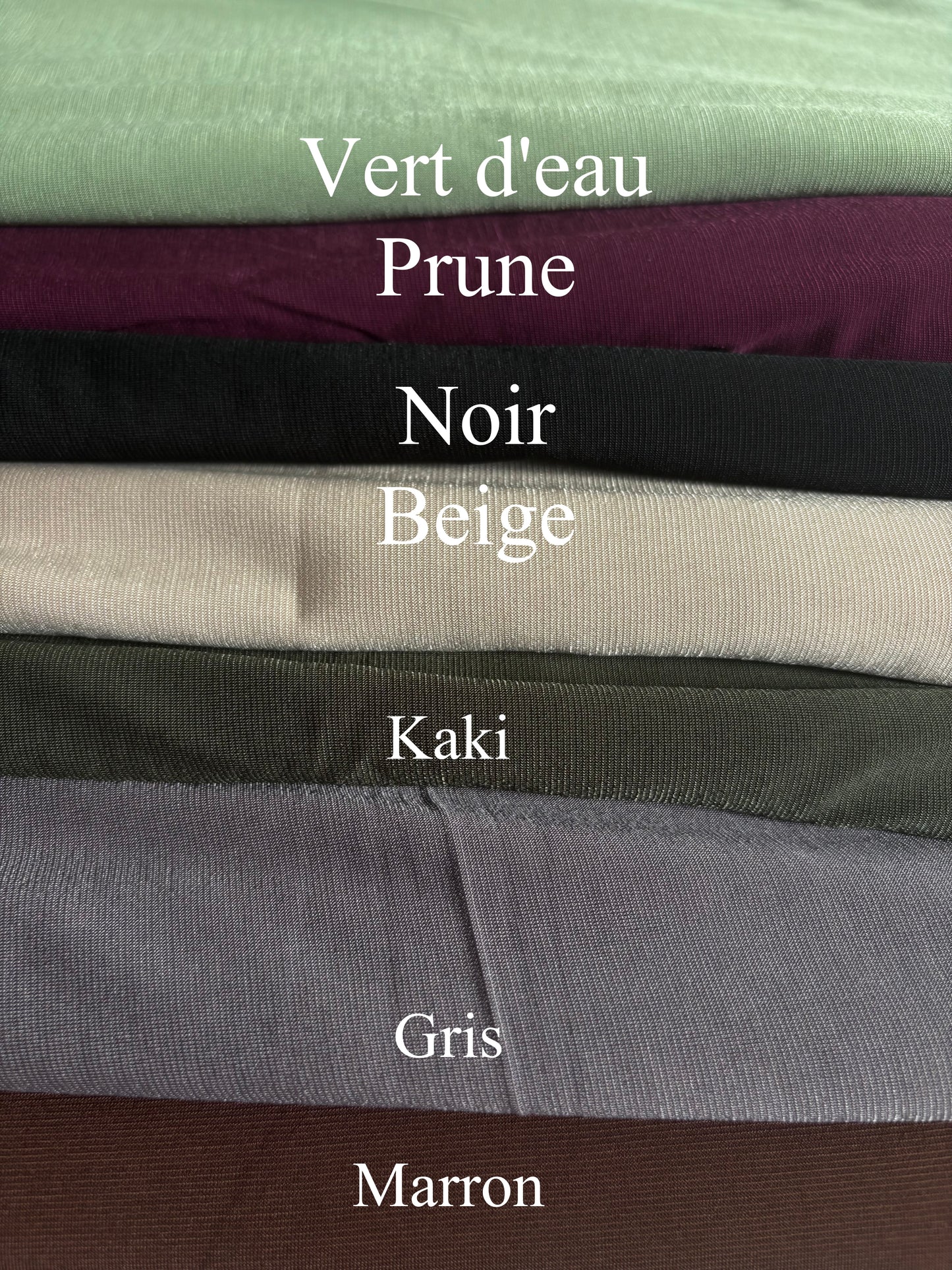 Hijab avec aimant jersey premium de luxe