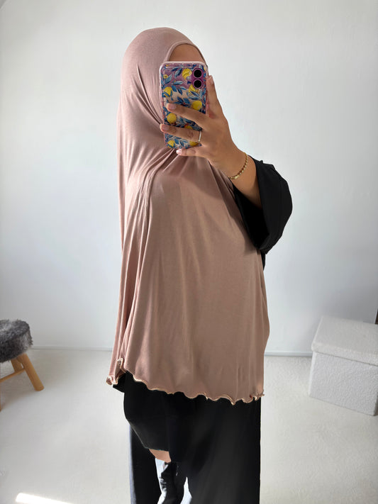 Hijab jersey coton frisé