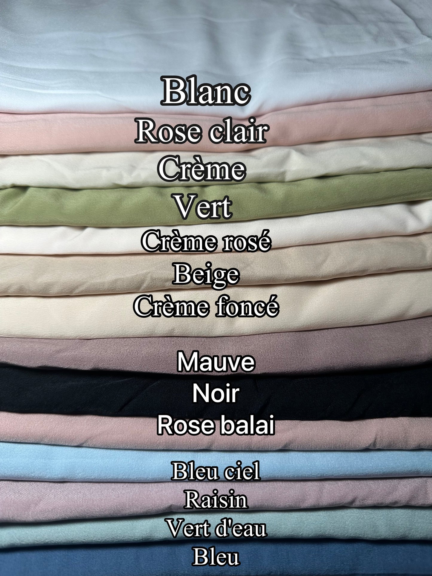Carré mousseline premium opaque 110x110
