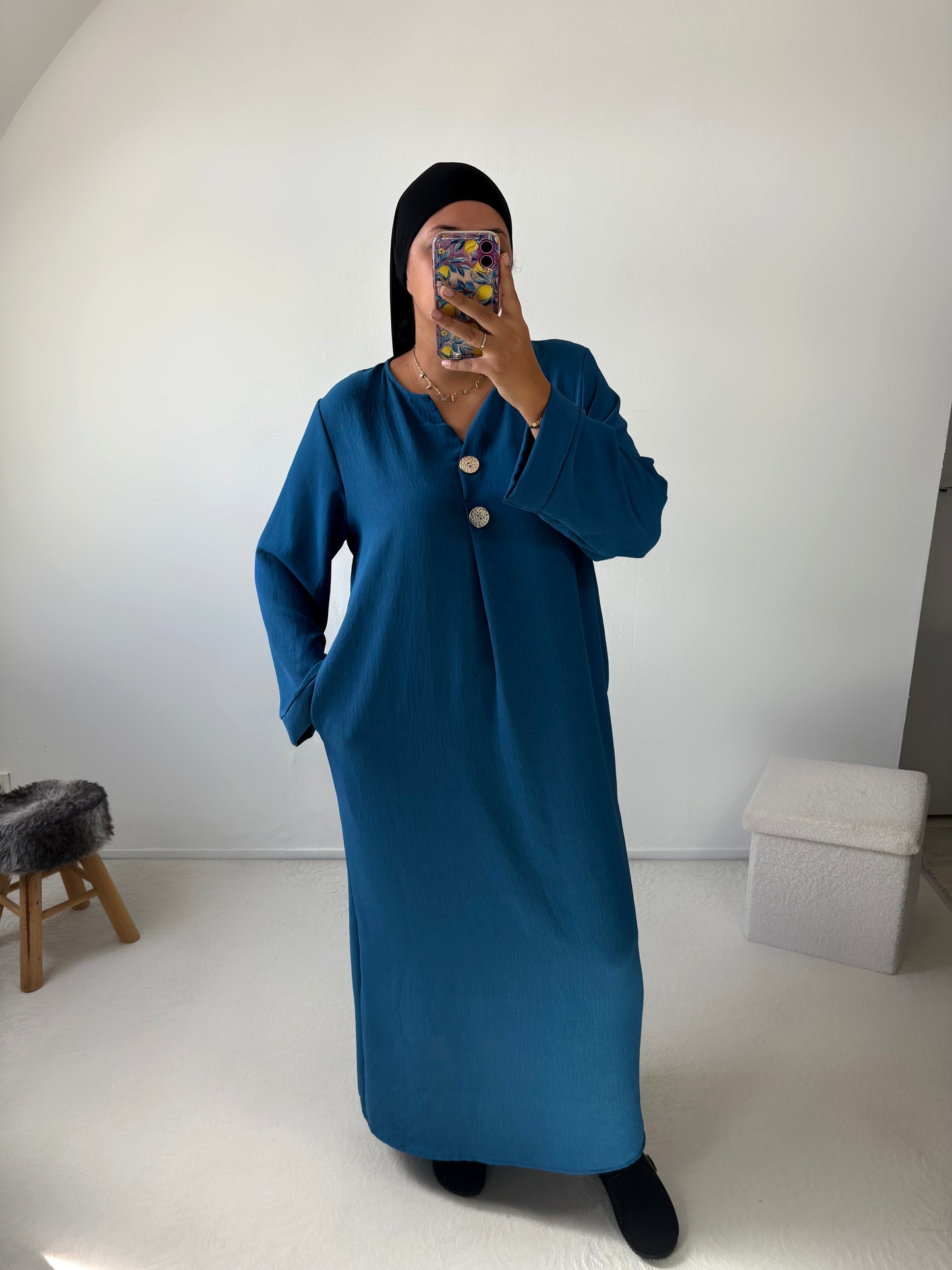 Abaya jazz bouton