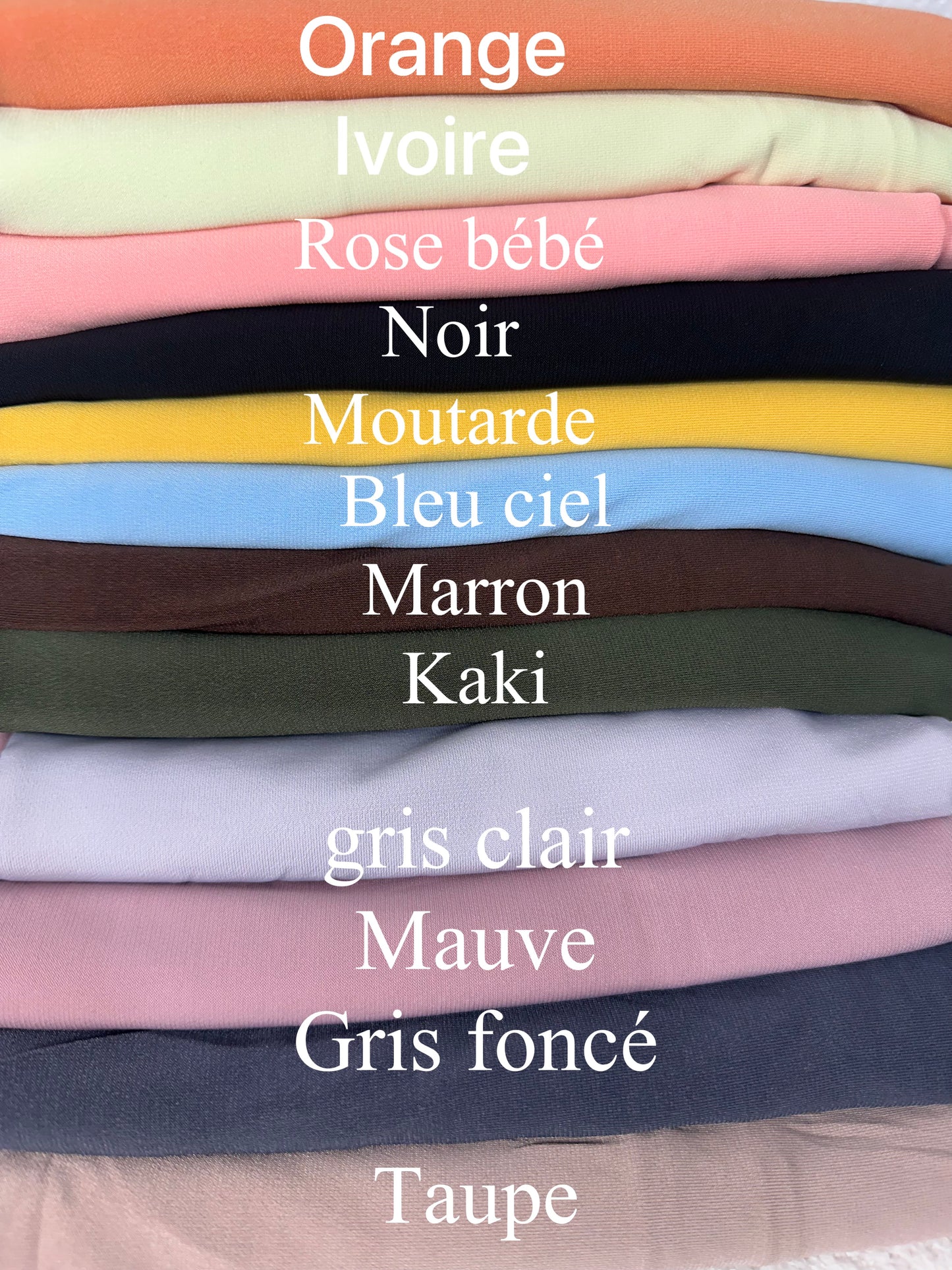 Hijab jersey premium de luxe