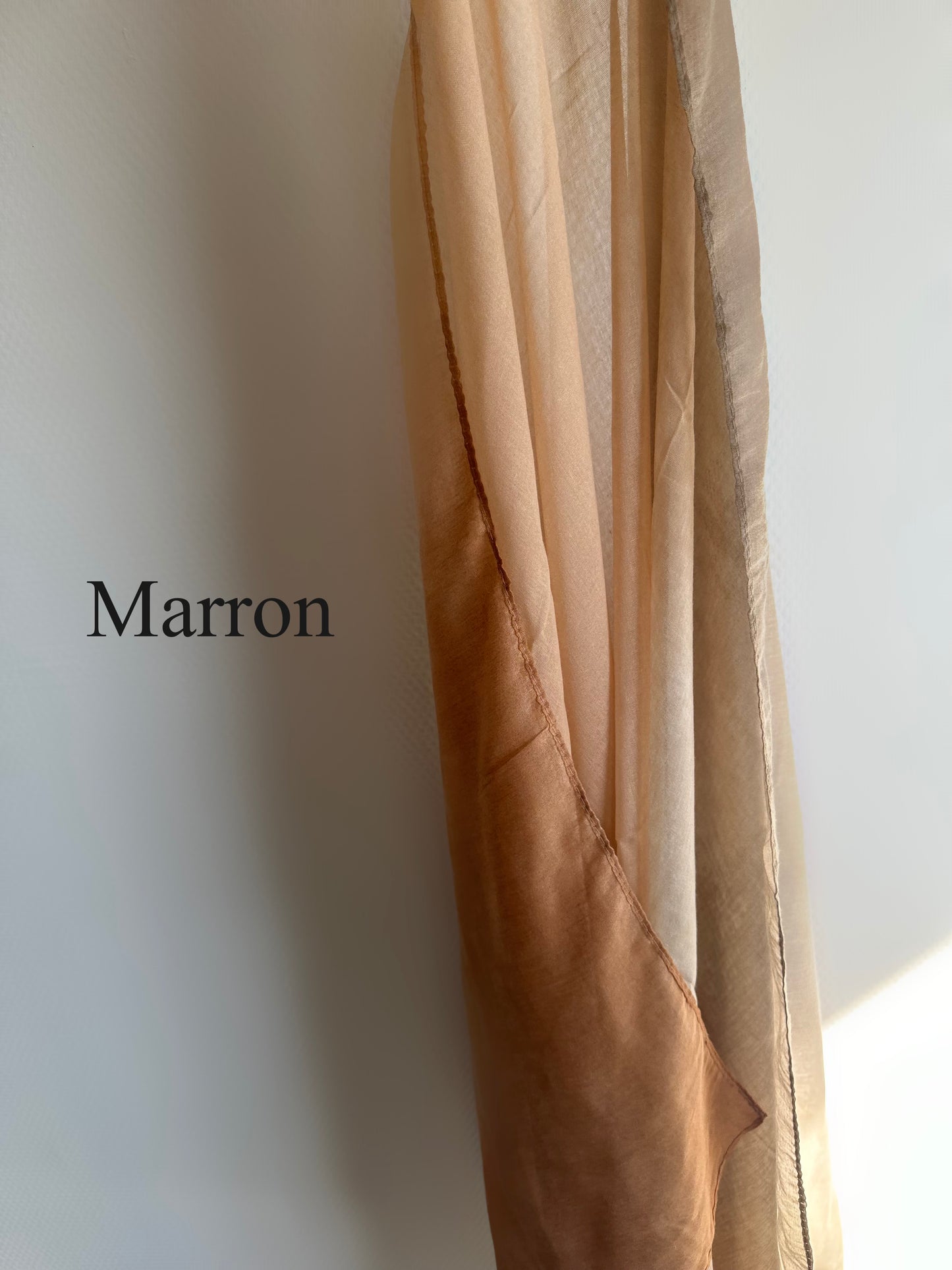 Hijab viscose bicolore