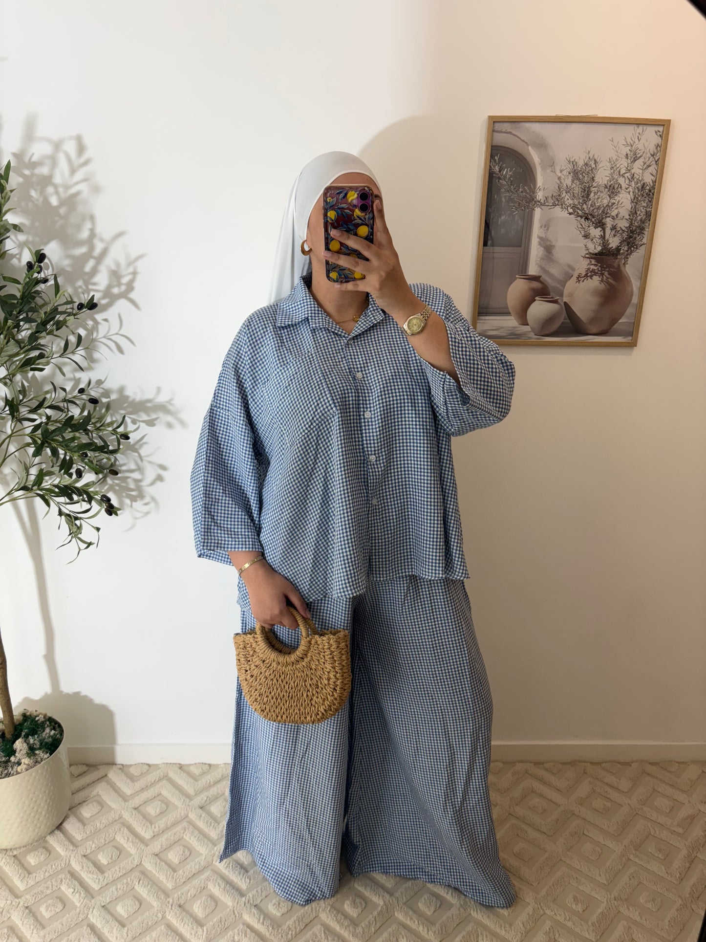 Ensemble chemise + pantalon large (Ref 2)