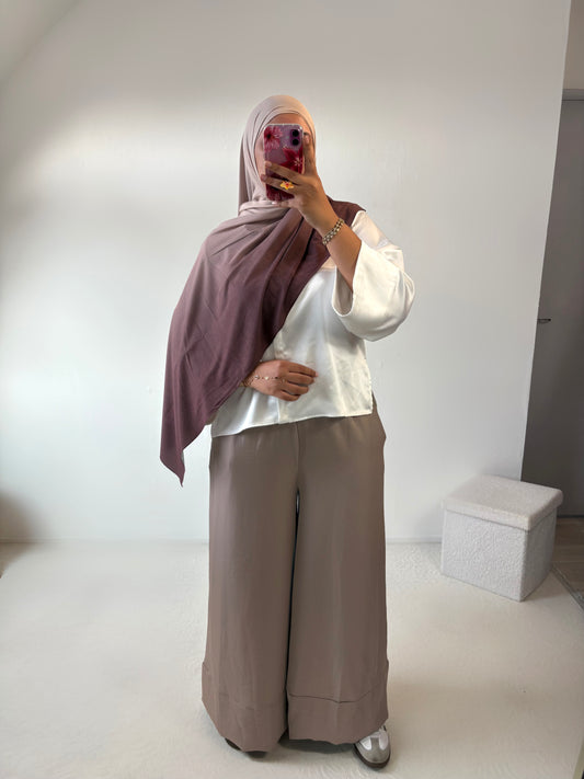 Pantalon large fluide (qualité premium)