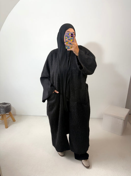 Manteau Kimono bouclé