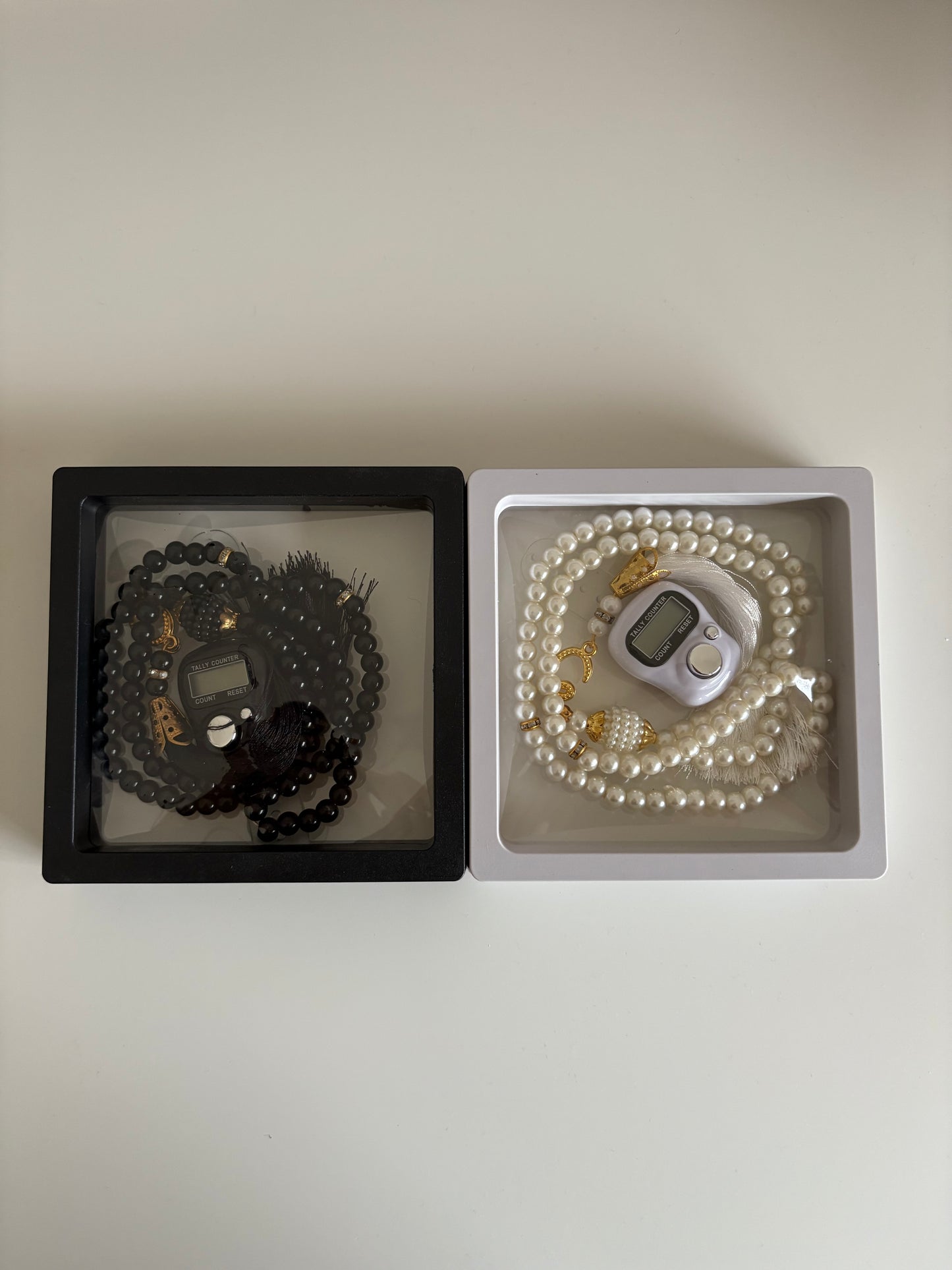 Chapelet à perles + compteur de doigt électronique