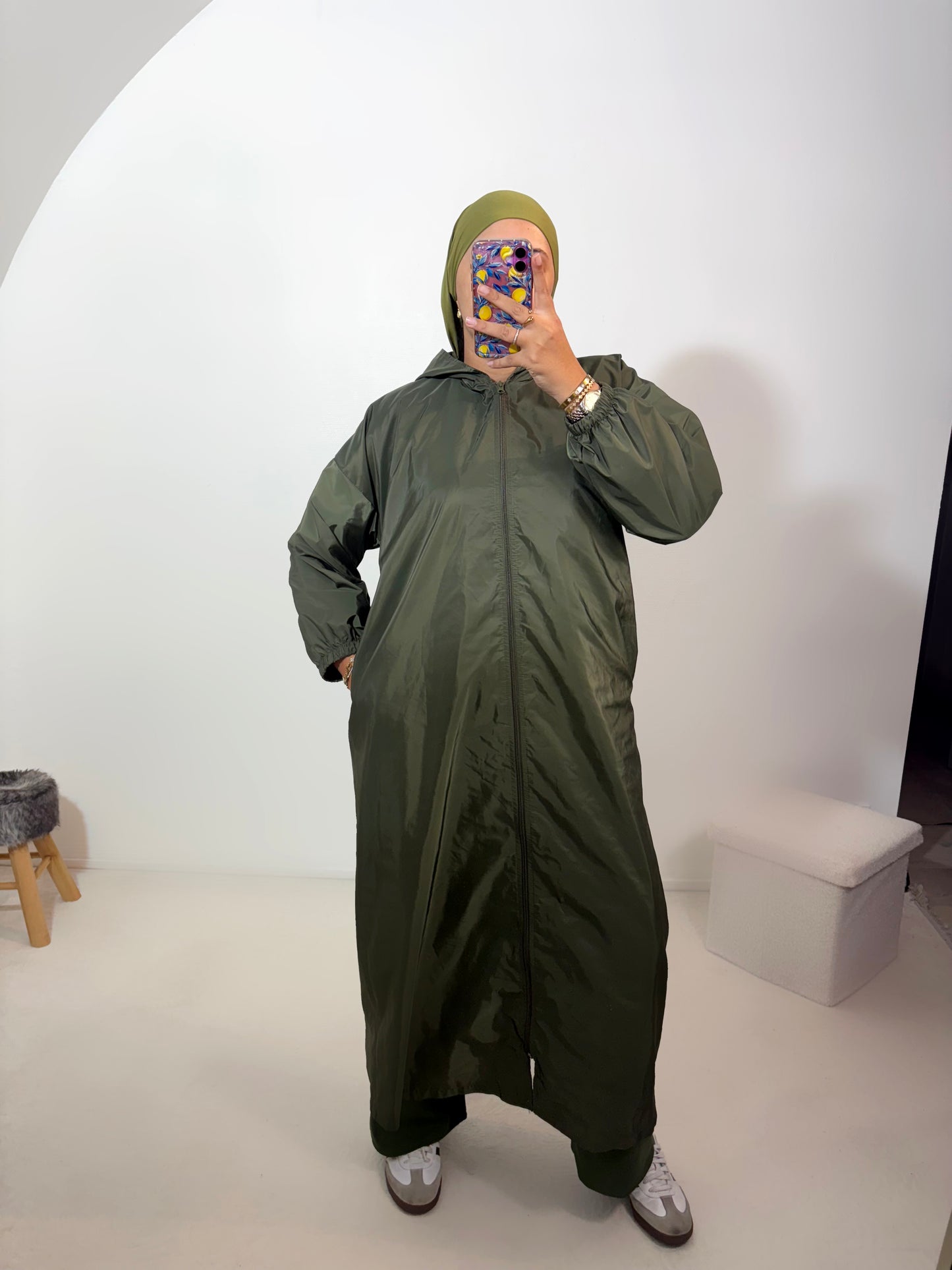 Parka à capuche longue