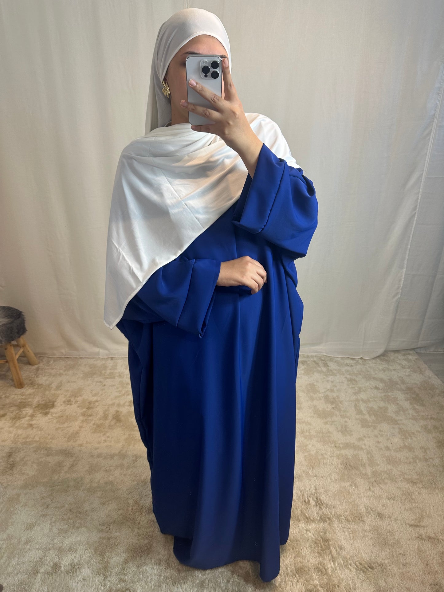 Abaya « Kenza » soie de médine