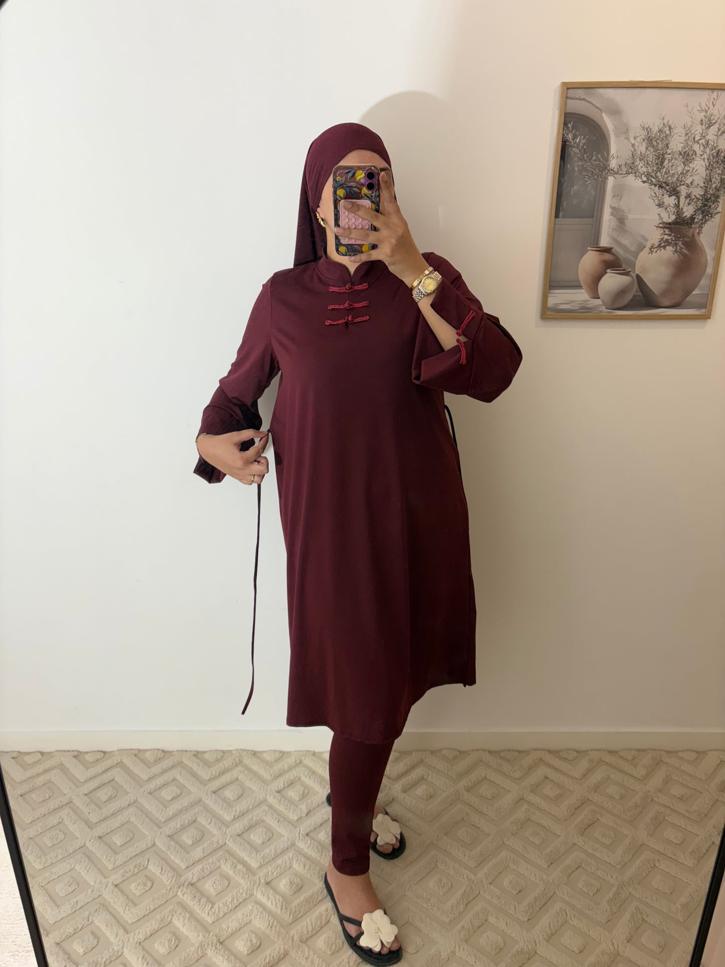 Burkini 3 pièce Japandi long