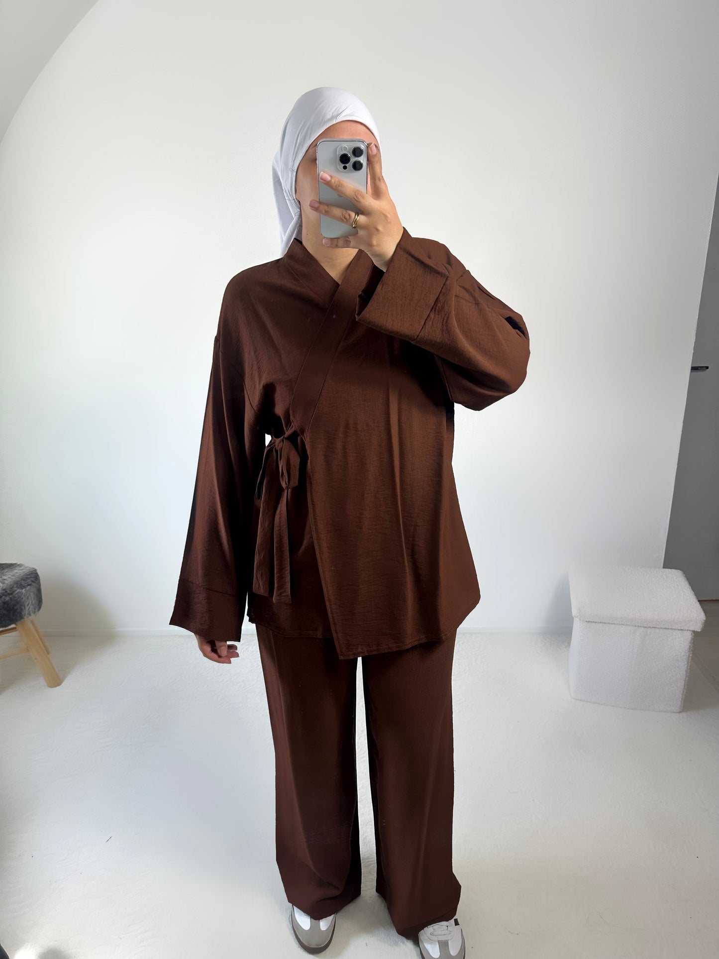 Ensemble effet lin cache coeur