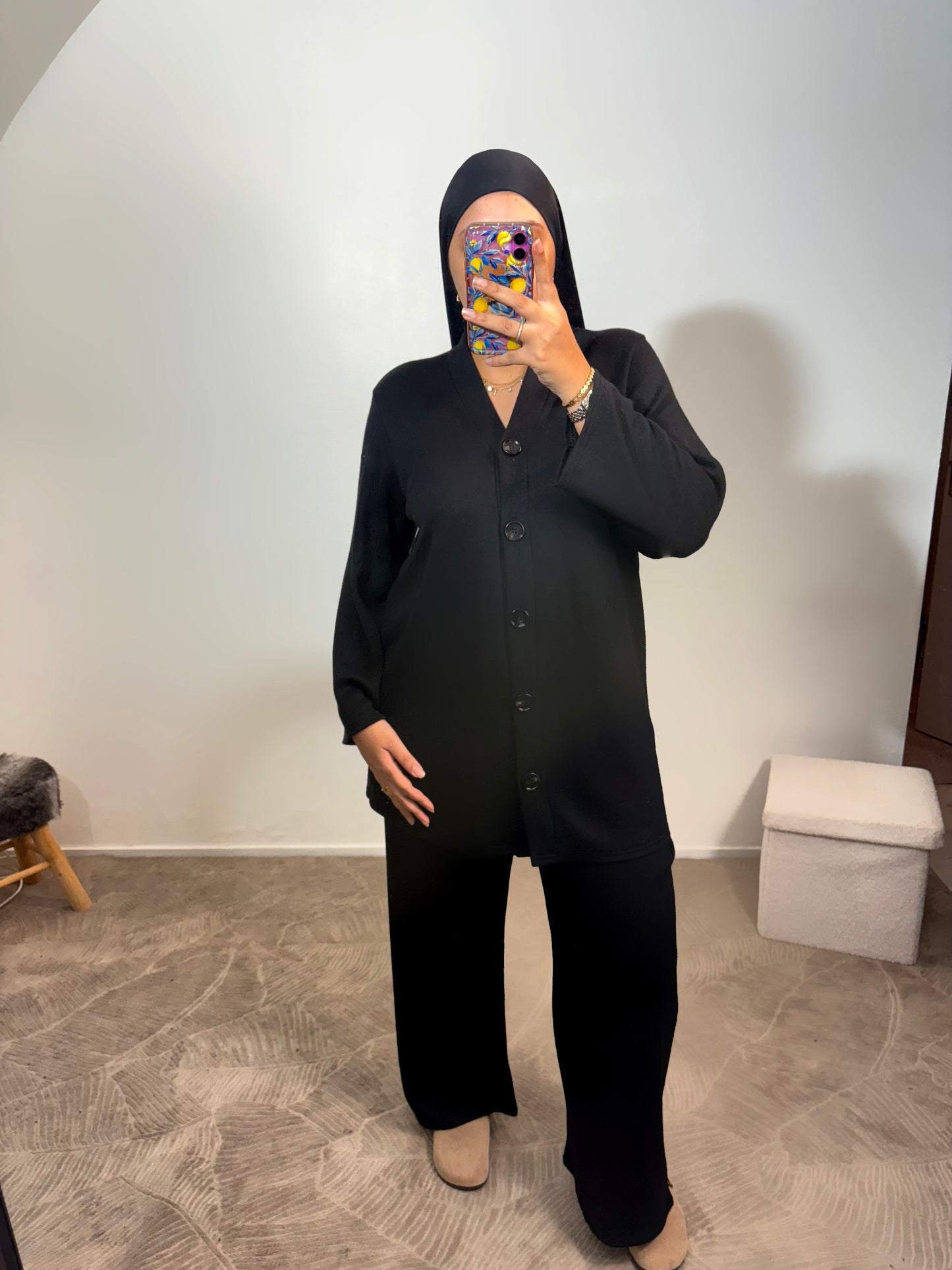 Ensemble cardigan (grande taille)