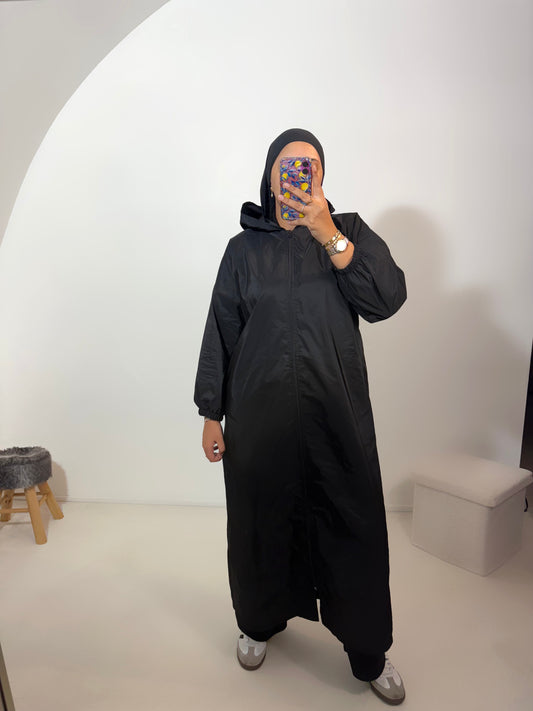 Parka à capuche longue