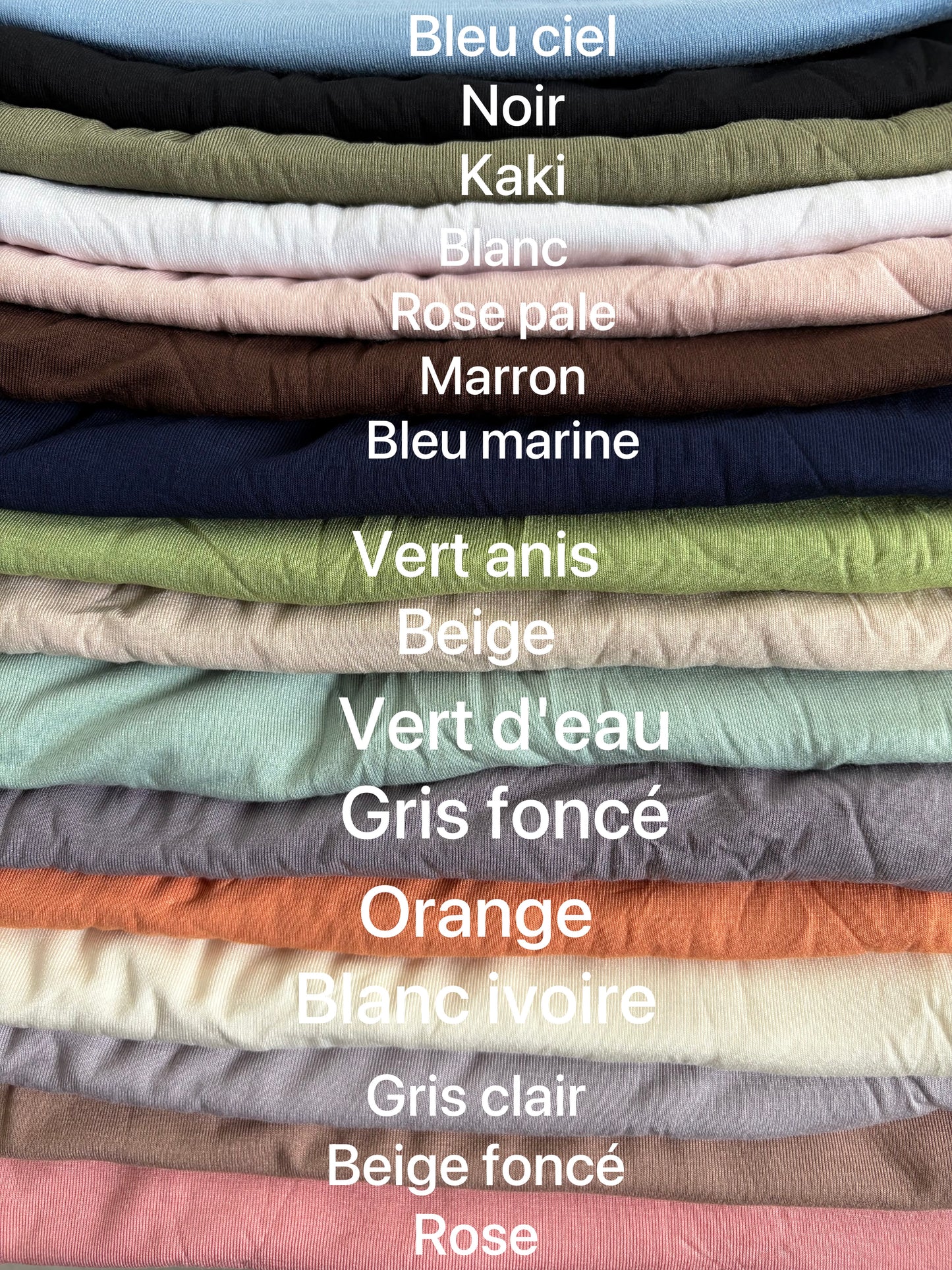Hijab jersey coton frisé