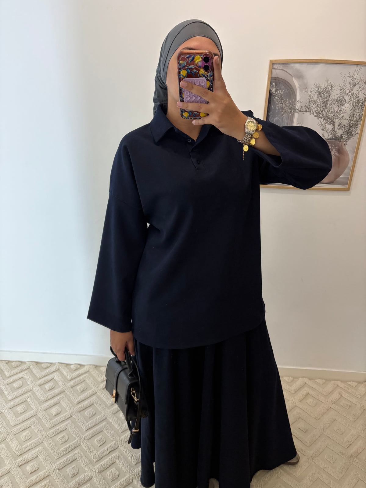 Polo couleur uni