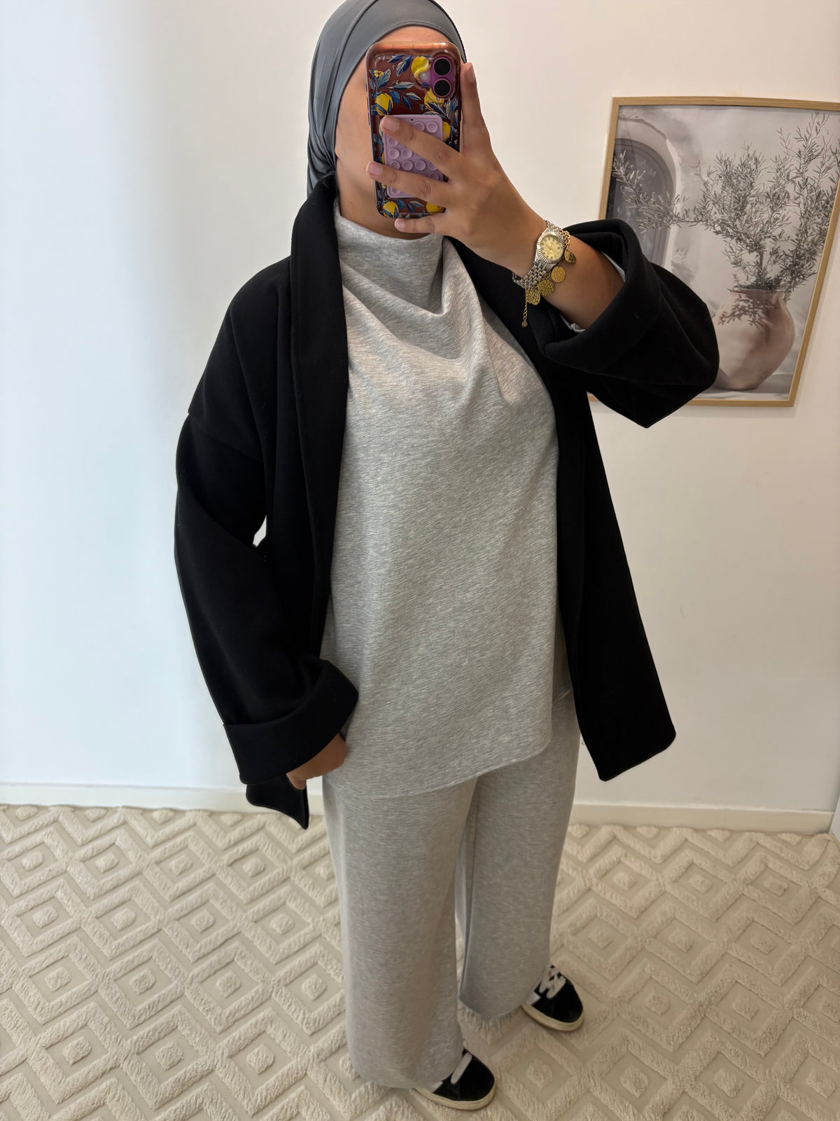 Ensemble col haut