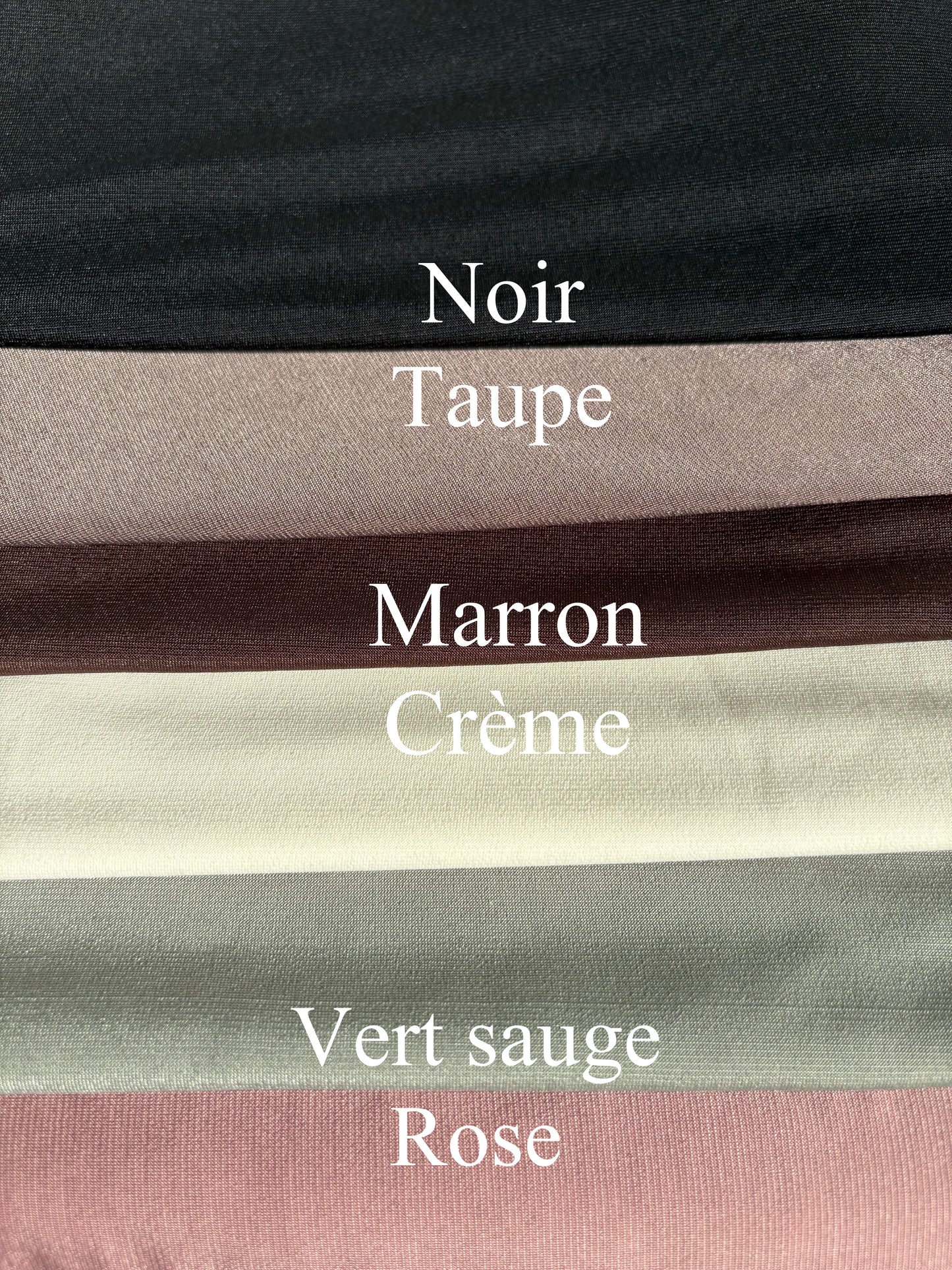 Hijab cagoule à bouton en jersey premium