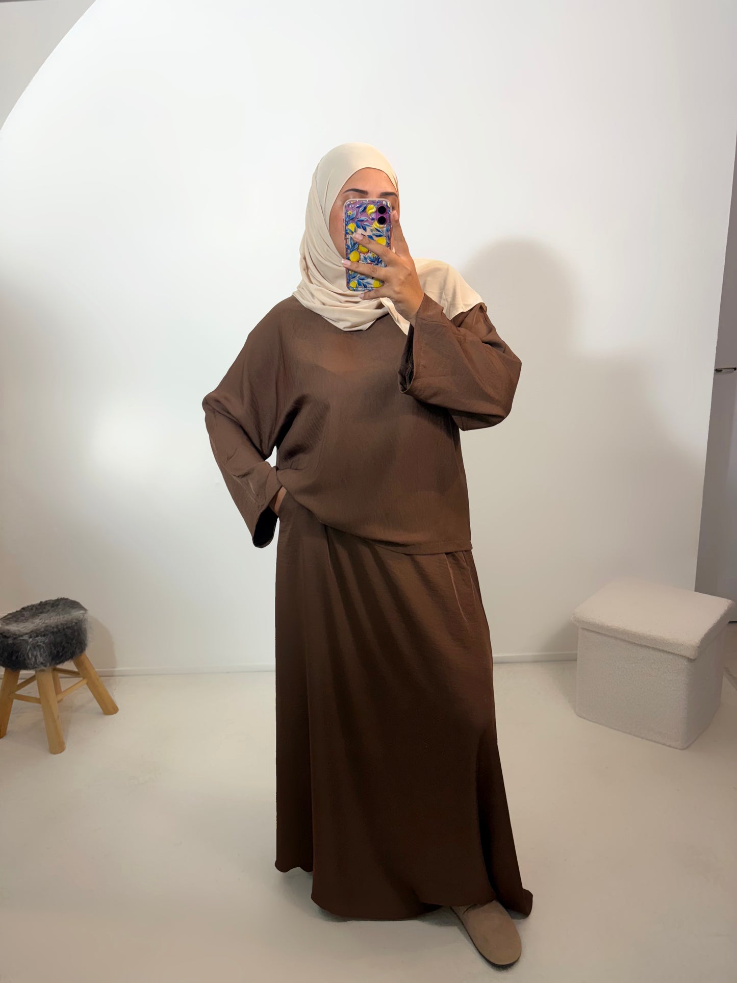 Ensemble haut + jupe (qualité premium)