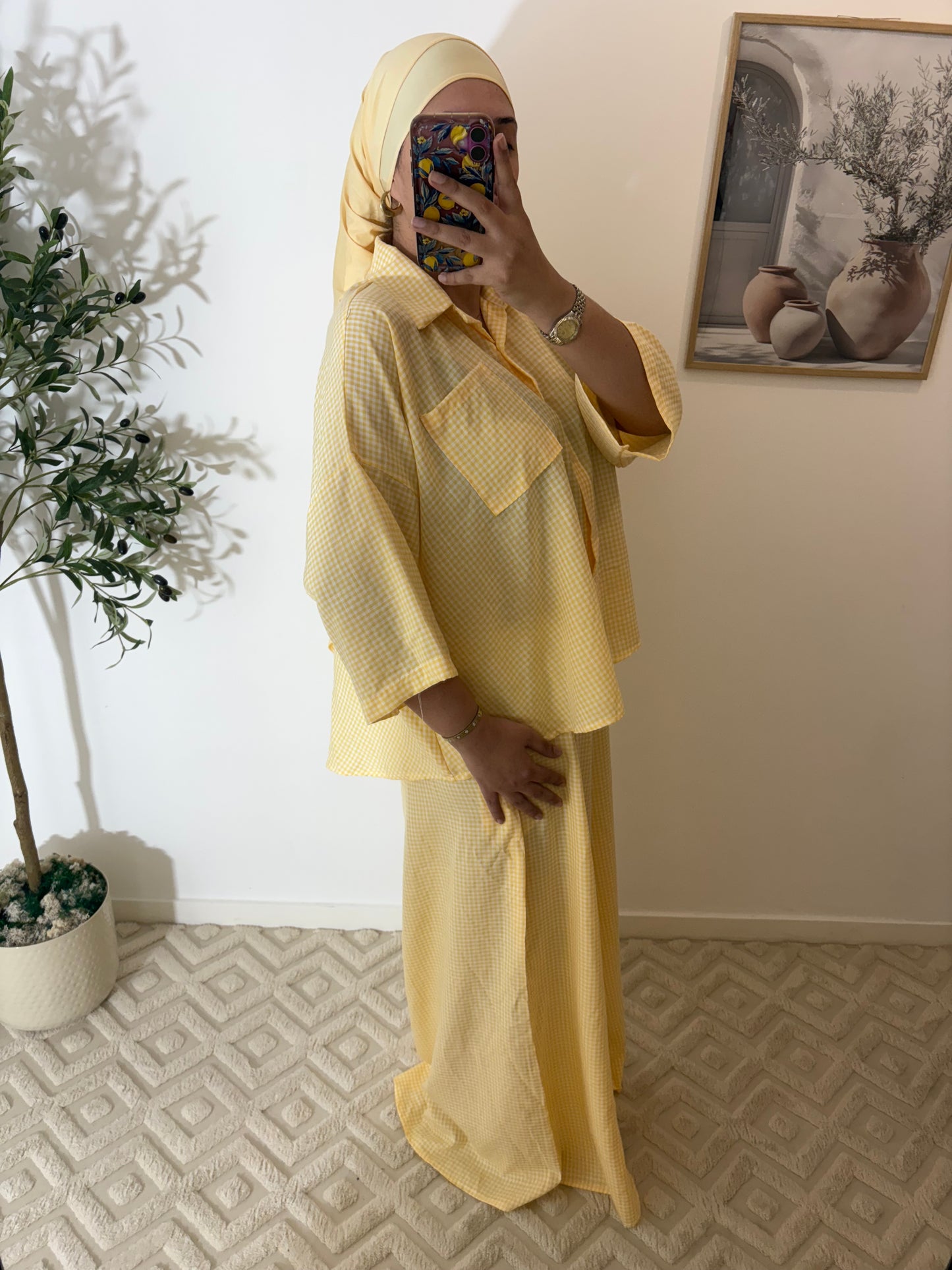 Ensemble chemise + pantalon large (Ref 2)