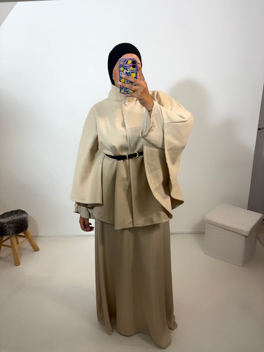 Cape avec ceinture
