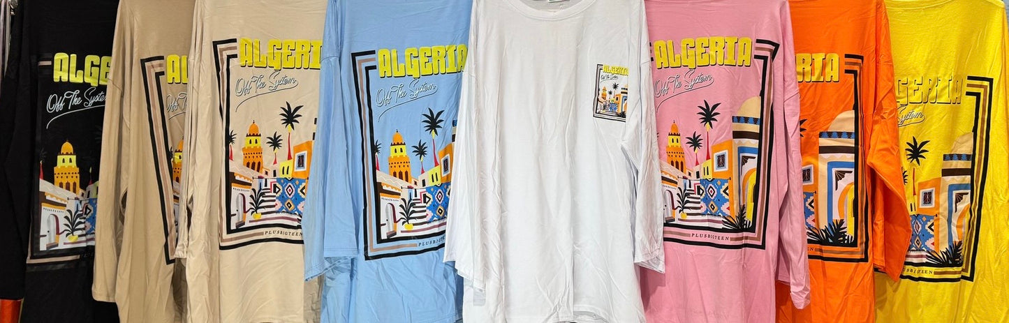 T-shirt "Algeria" 100% coton