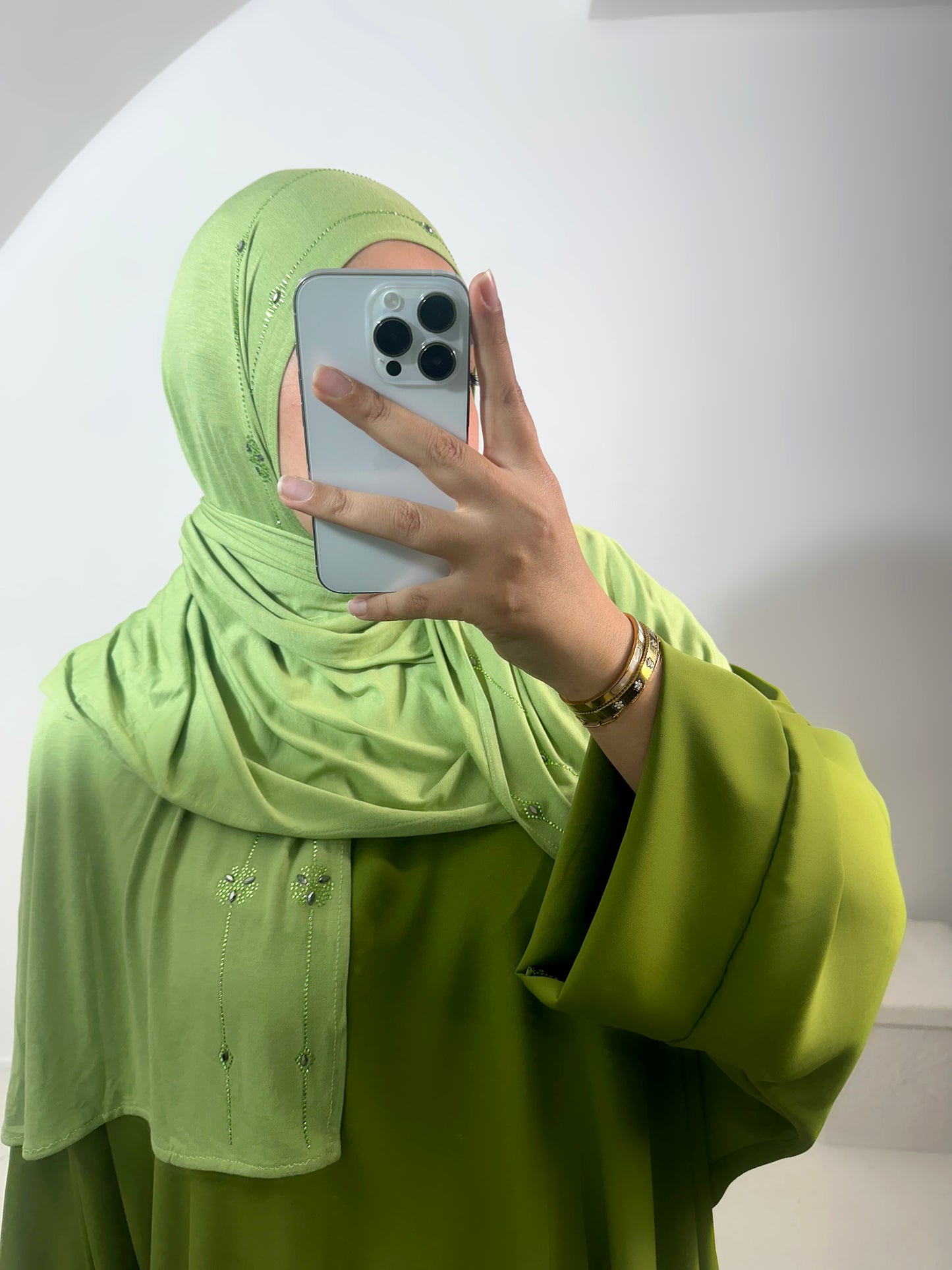 Hijab Jersey coton Strass