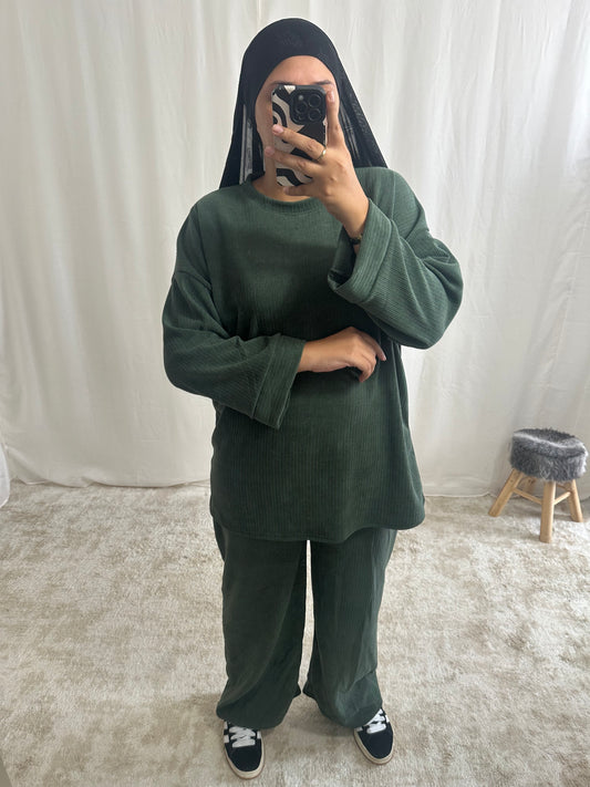Ensemble en velour « Orlane »