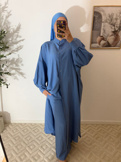 Ensemble Chemise effet lin