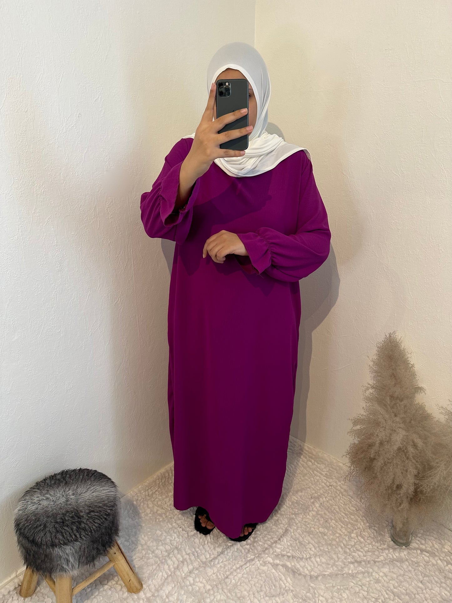 Abaya Manches tulipes "Emna"