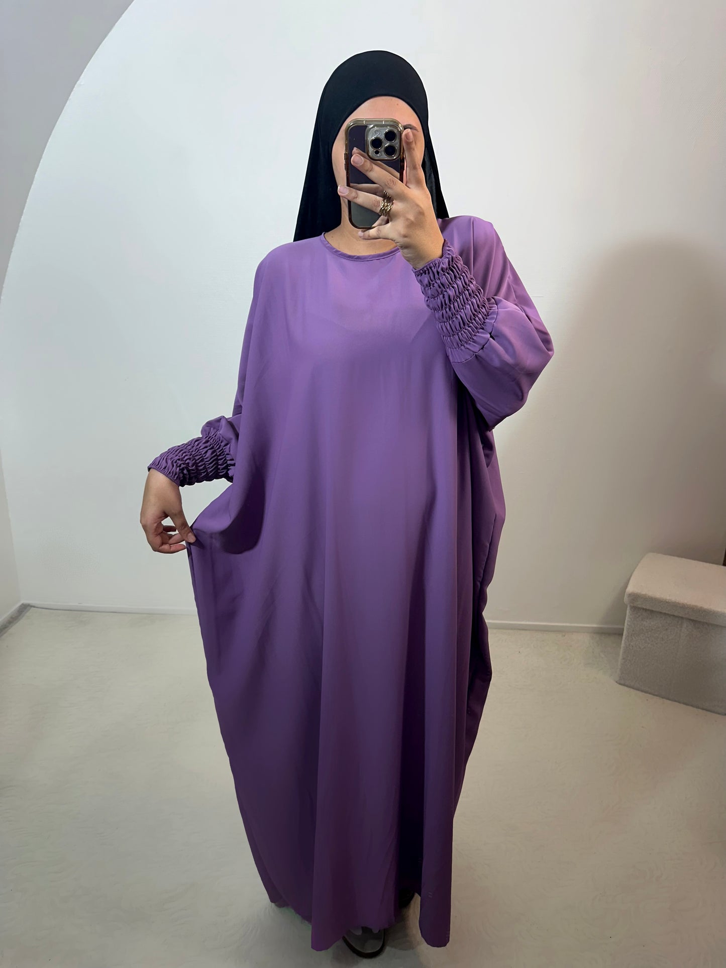 Abaya « Zohra » soie de medine