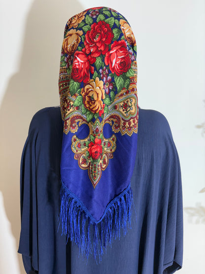 Carré à franges 100x100