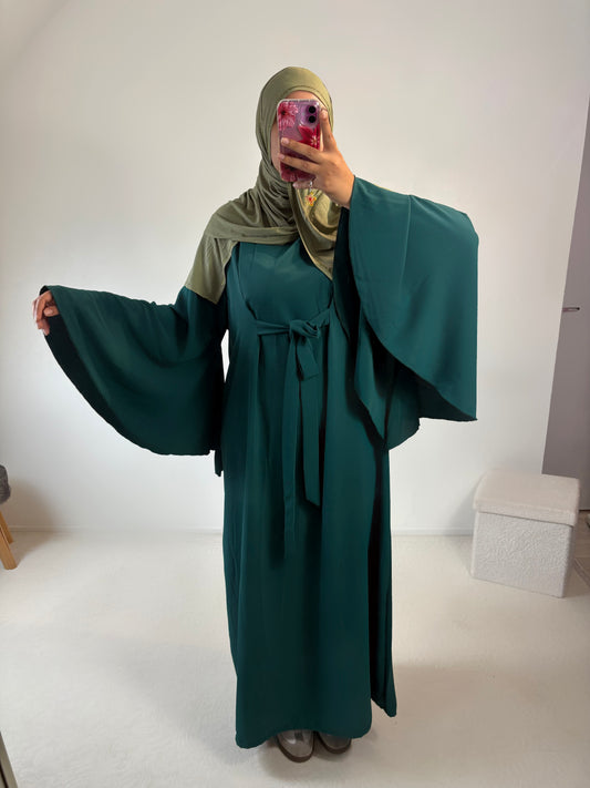 Abaya manches évasées