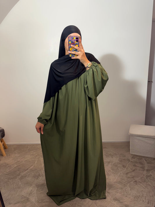 Abaya manches ballons (GRANDE)