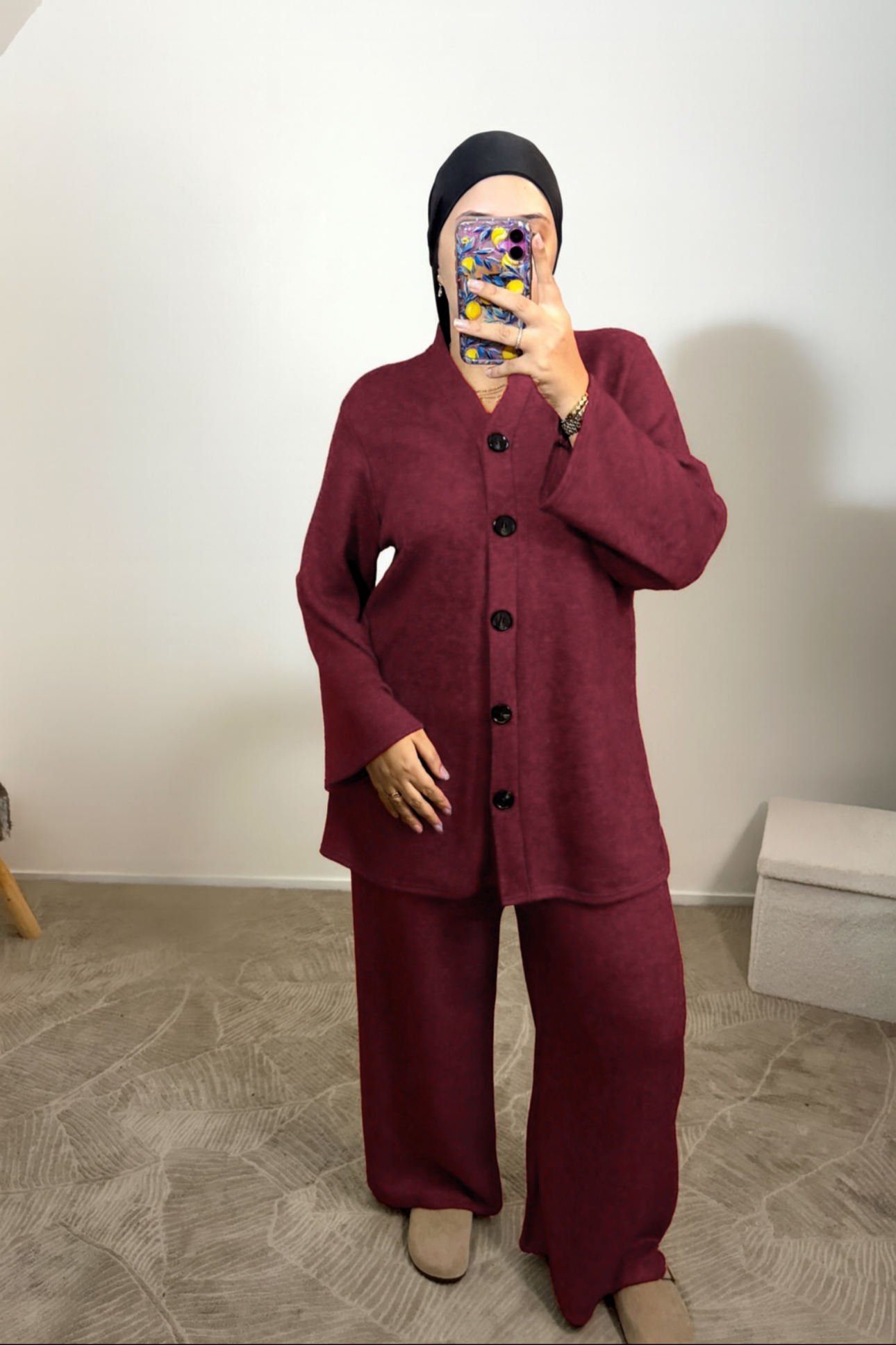 Ensemble cardigan (grande taille)