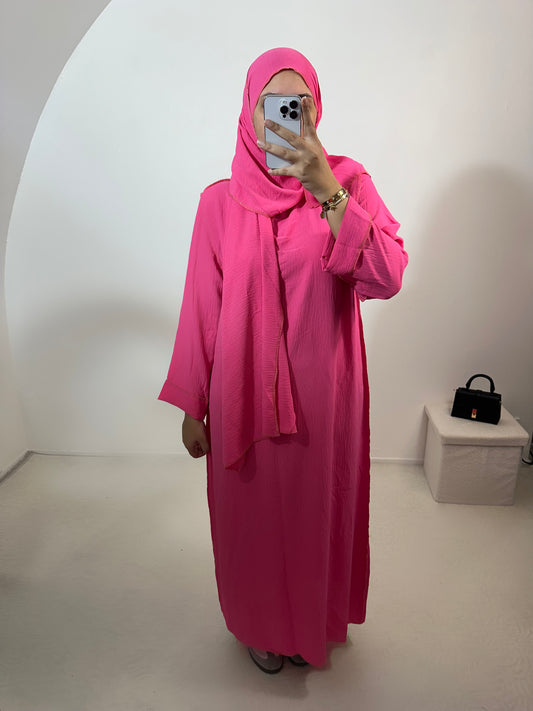 Abaya voile intégré "Sonia" jazz