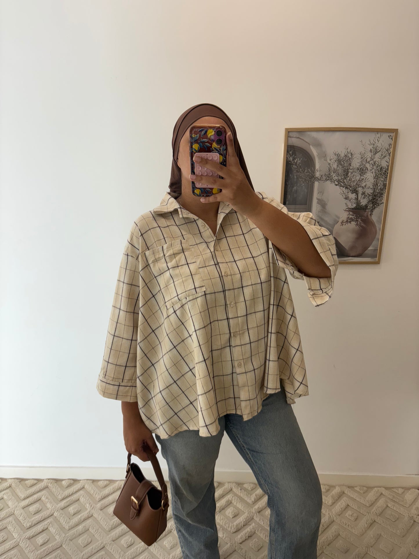 Chemise épaisse grands carreaux