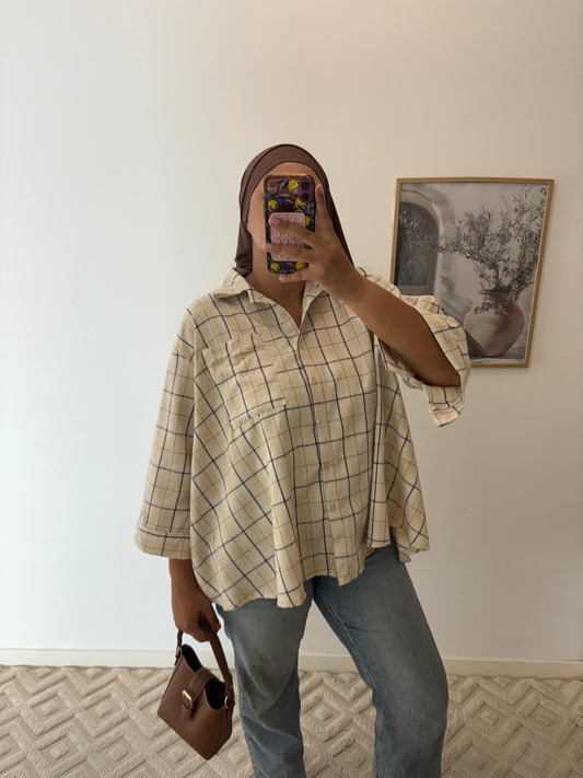 Chemise épaisse grands carreaux