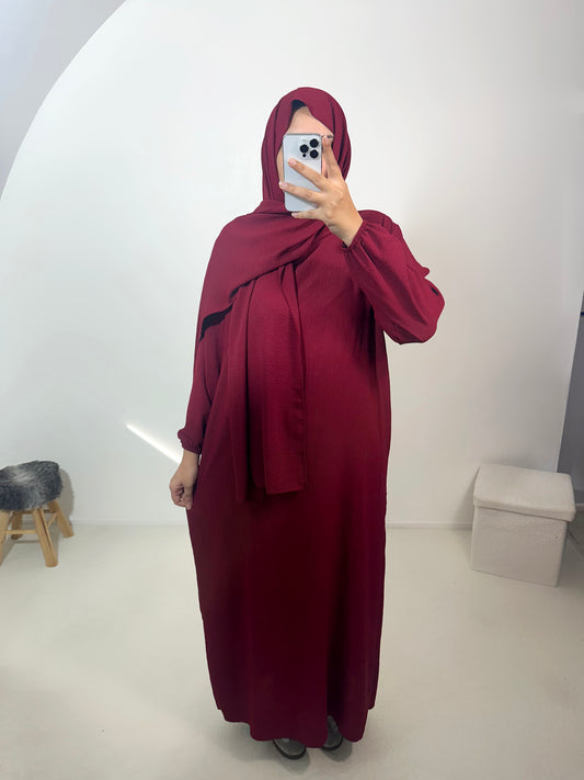 Abaya voile intégré Noura Jazz