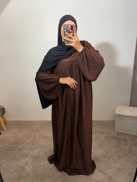 Abaya manches ballons (GRANDE)