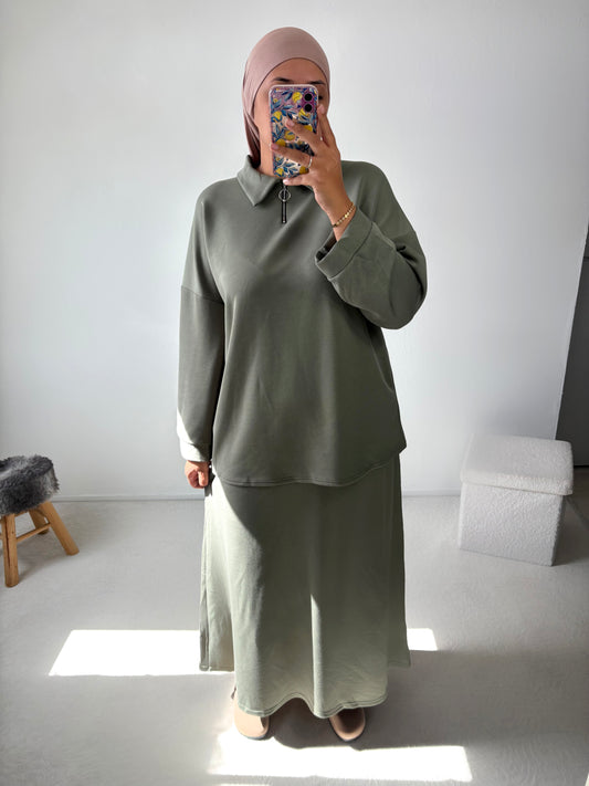 Ensemble jogging jupe