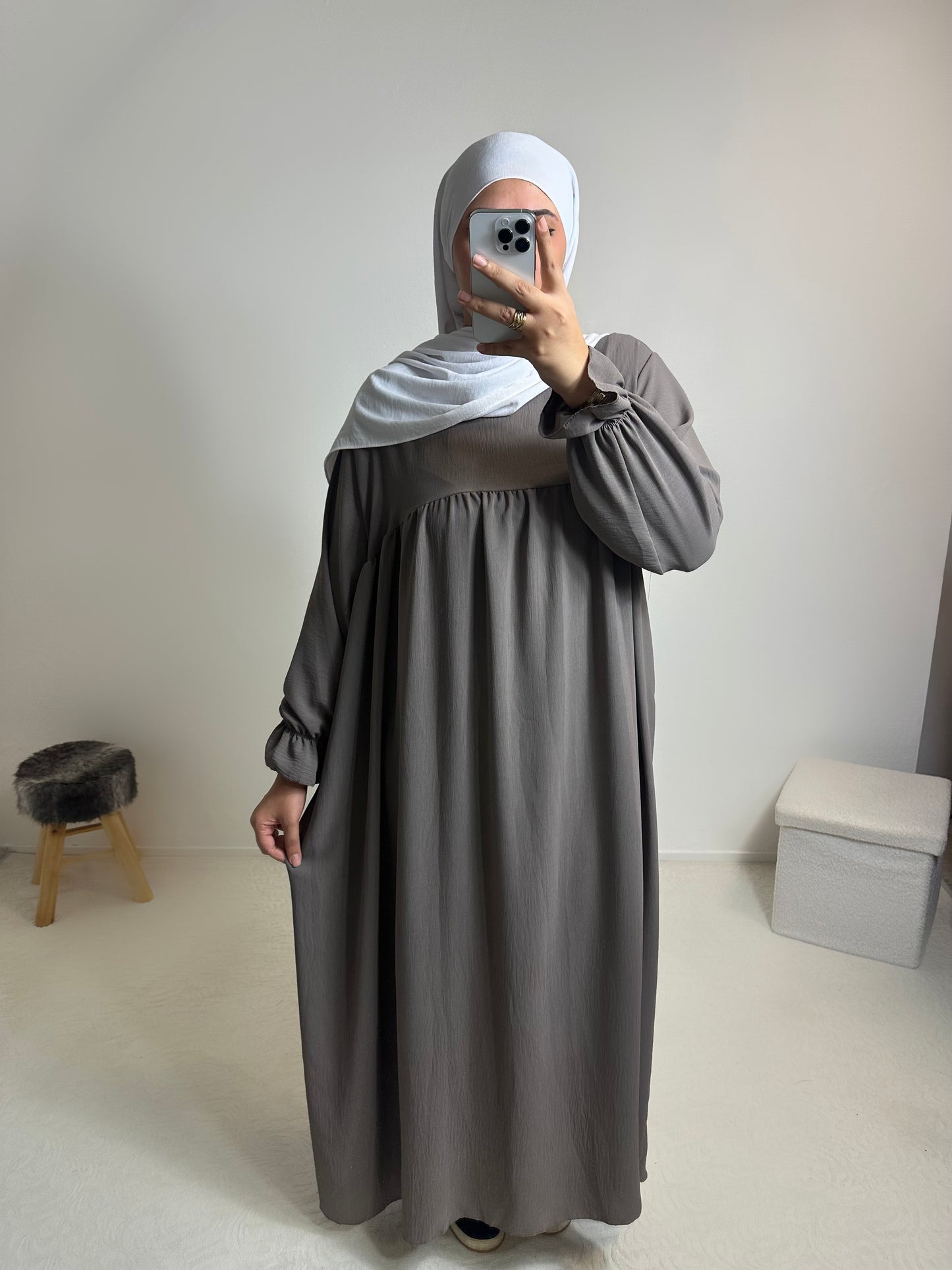 Abaya Manches tulipes "Sandra"